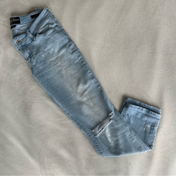 LUCKY BRAND LOLITA MID RISE LIGHT WASH DENIM JEANS SIZE 26 - Picture 7 of 9